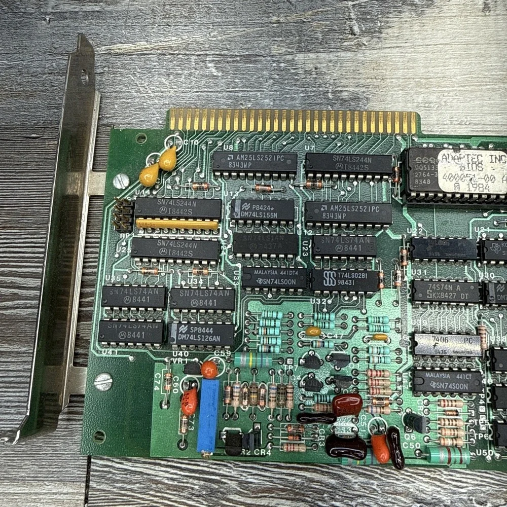 adaptec inc. ACB 2002 ASSY NO. 400076-00 REV.C Controller Card - Untested /parts